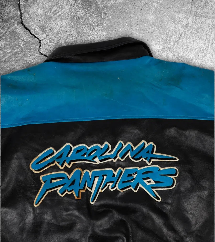 NFL Panthers Leder Jacke